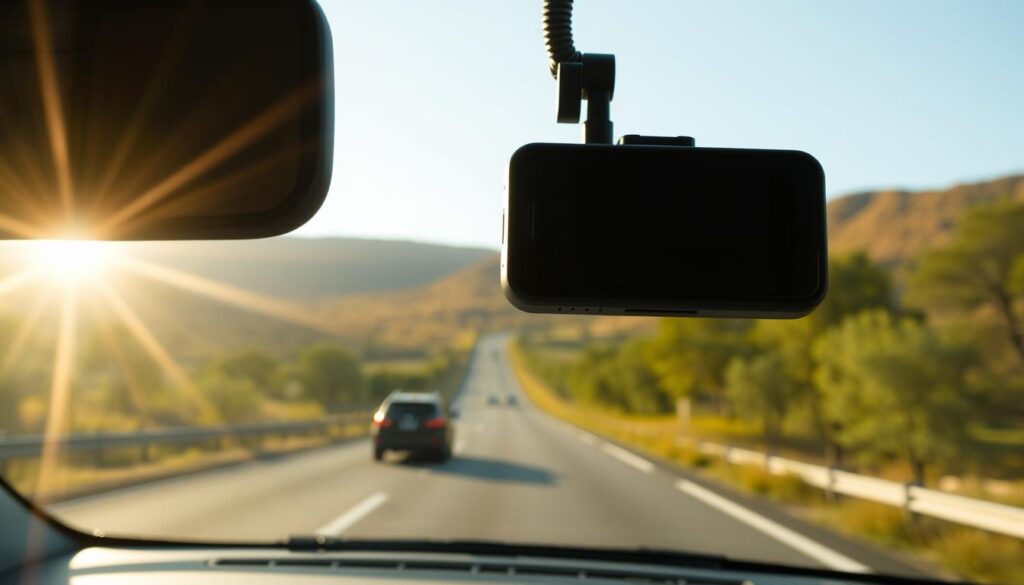 4K dash cam daytime recording