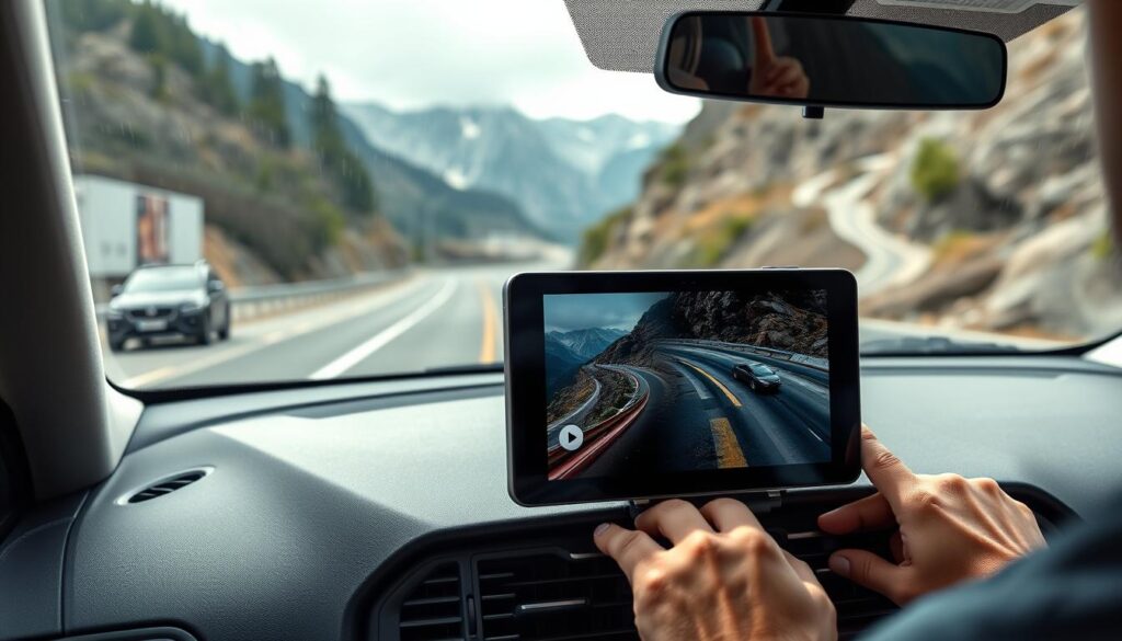 9 inch portable Apple CarPlay screen performance in various driving conditions