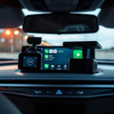 Wireless Apple CarPlay Screen for Car: 4K Dash Cam